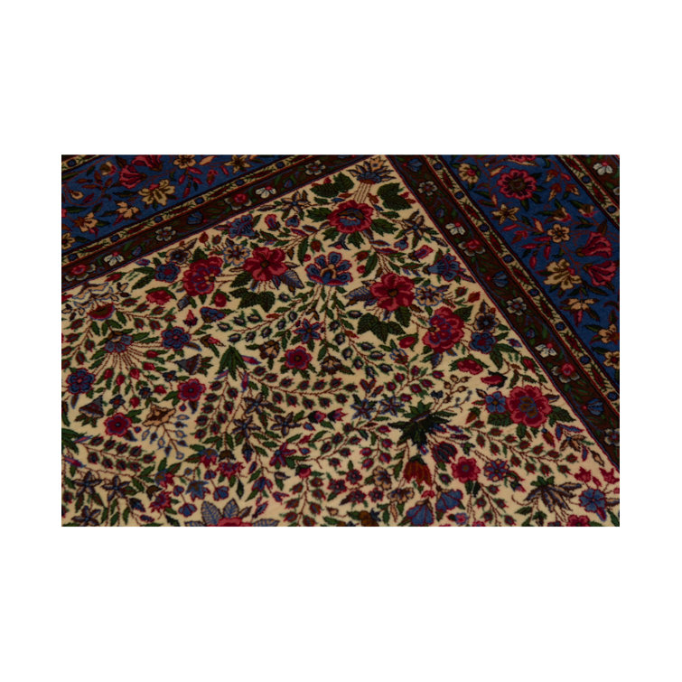 Bokara Rug Co., Inc. HandKnotted HighQuality Blue, Red, and Cream Area Rug Wayfair Canada